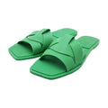 Green Flat Sandals