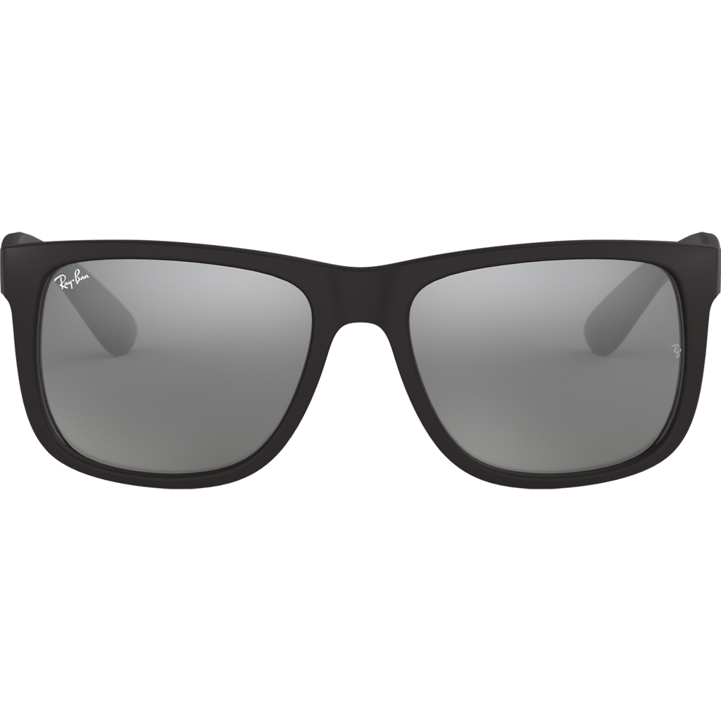 Justin M - Rubber Black/Silver Mirror