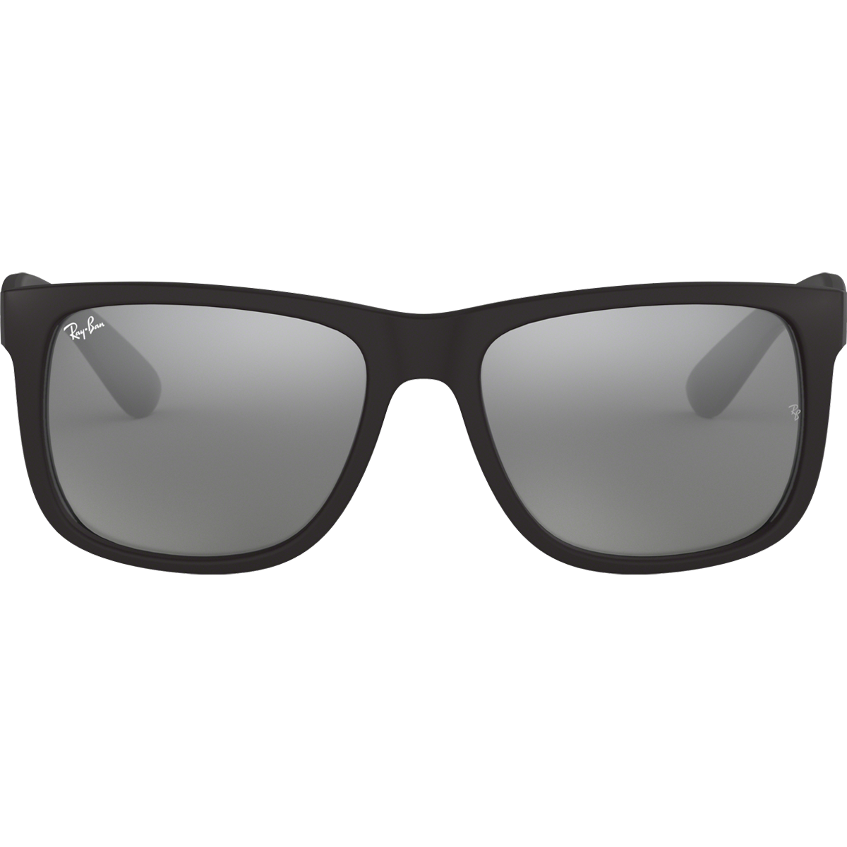 Justin M - Rubber Black/Silver Mirror