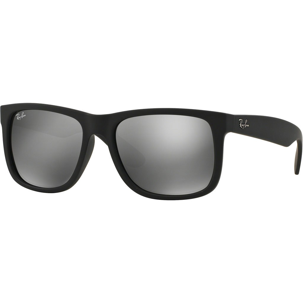 Justin M - Rubber Black/Silver Mirror
