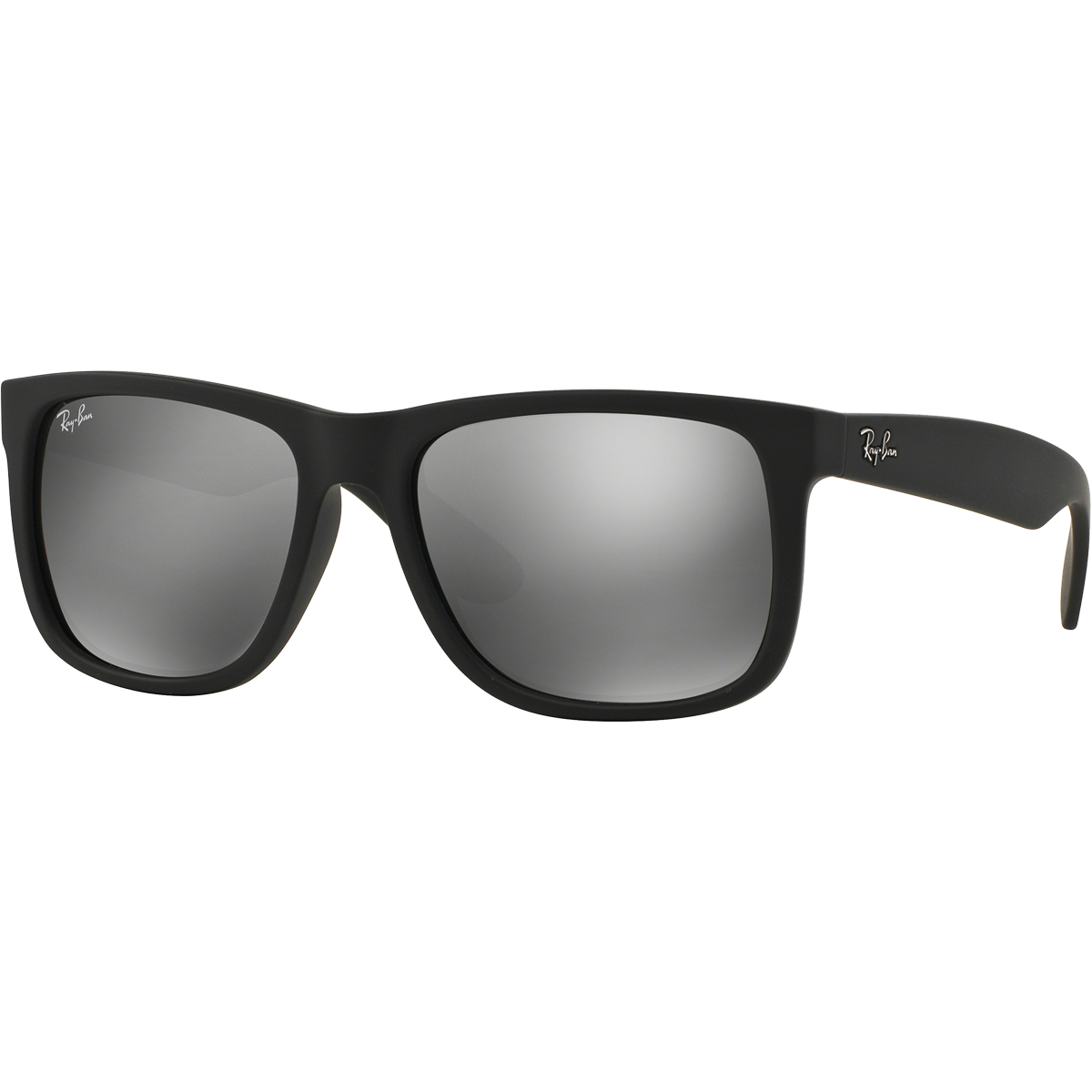 Justin M - Rubber Black/Silver Mirror