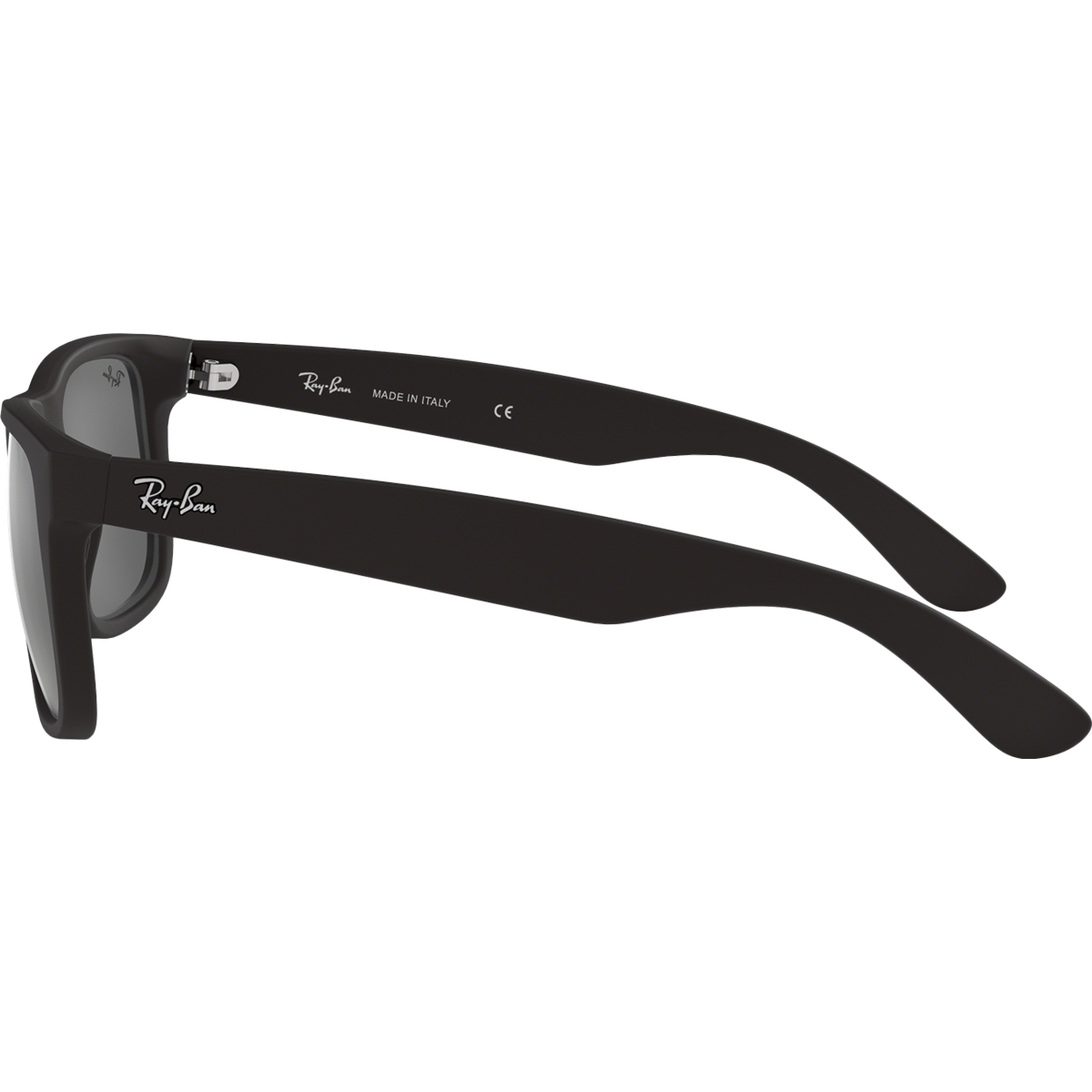 Justin M - Rubber Black/Silver Mirror