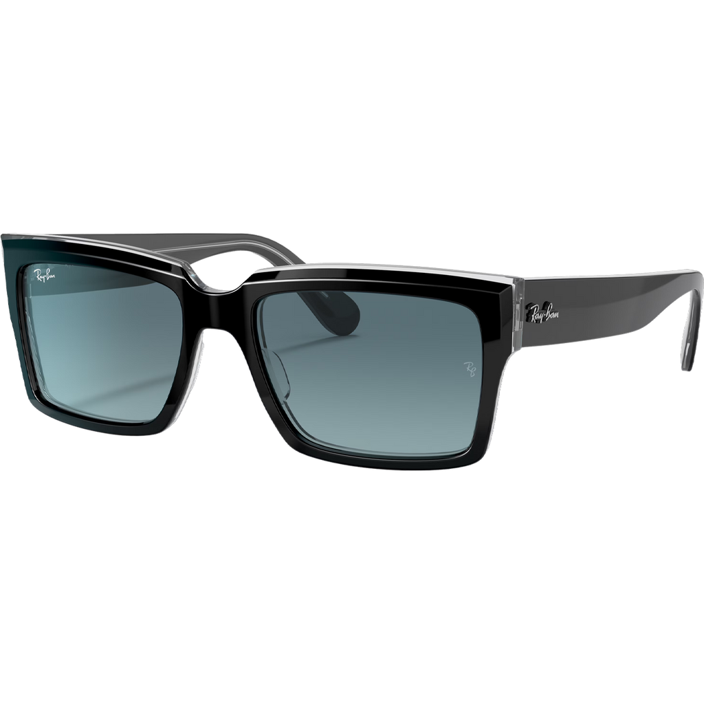 Inverness - Polished Black On Transparent/Blue Gradient