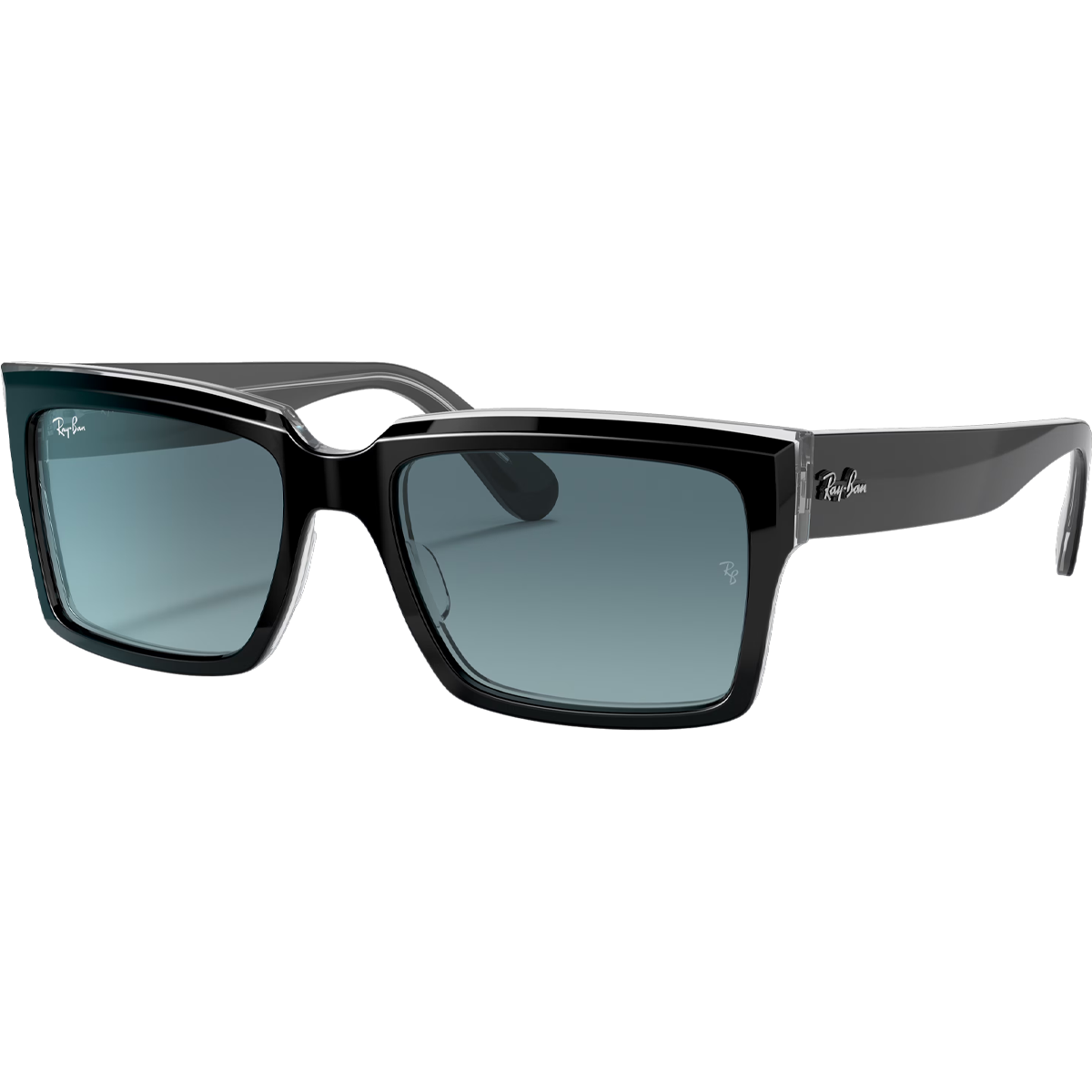 Inverness - Polished Black On Transparent/Blue Gradient