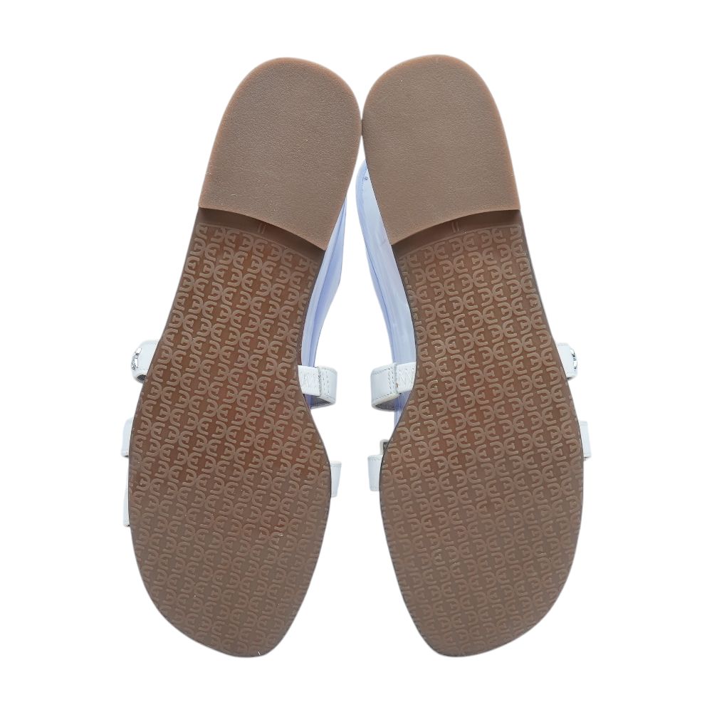White Flat Sandals