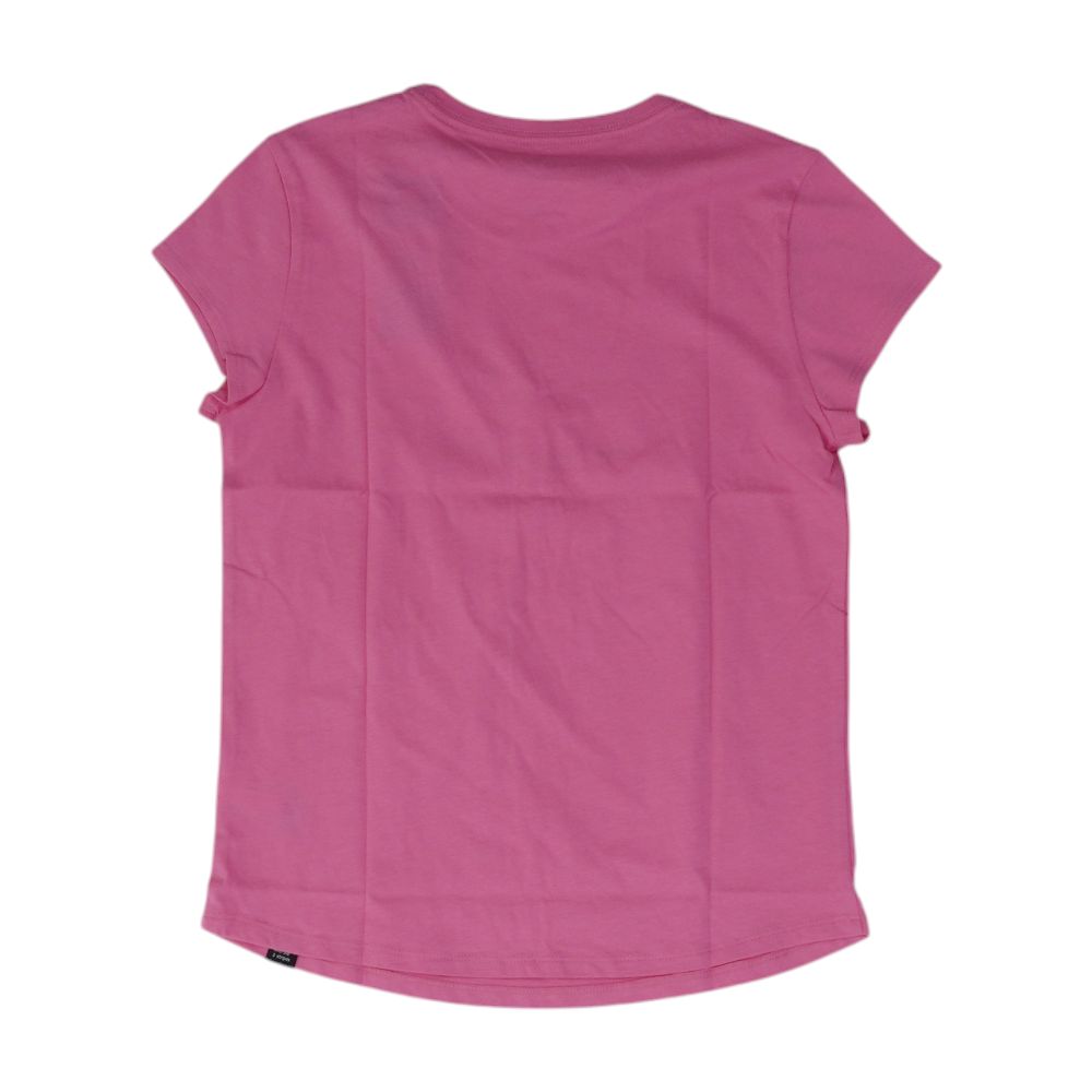 Pink Solid Crewneck T Shirt