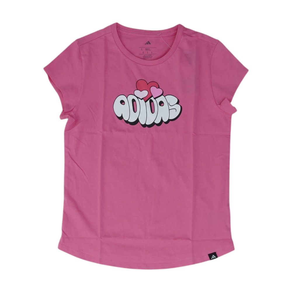 Pink Solid Crewneck T Shirt