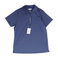 Blue Solid Polo Polo