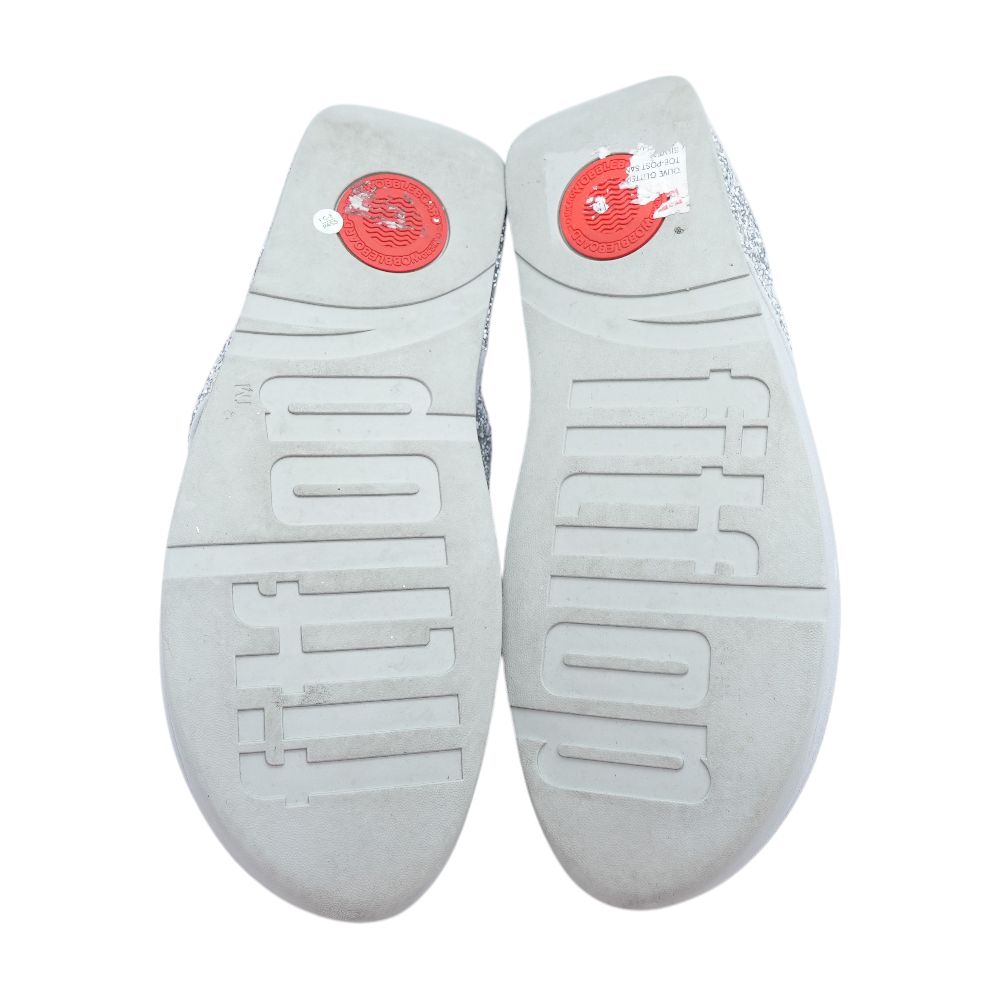 Silver Flip Flop Sandals