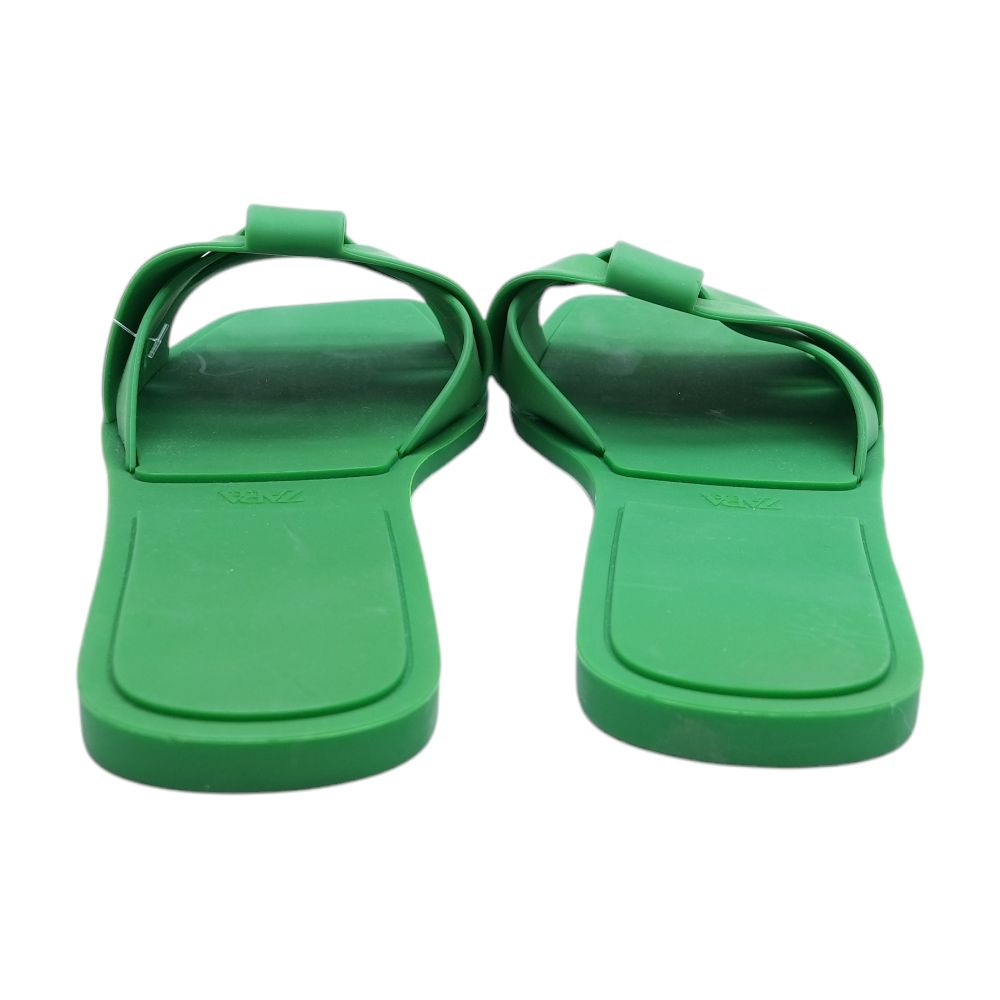 Green Flat Sandals