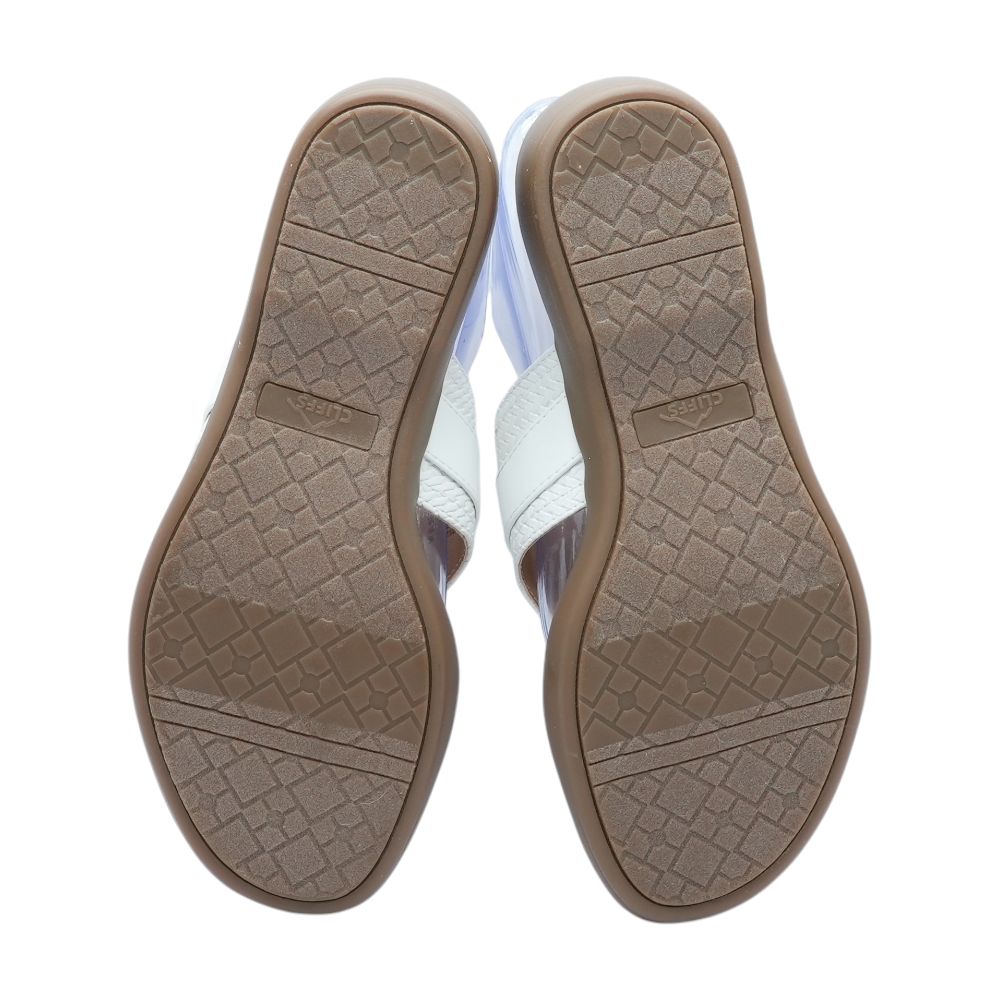 White Flat Sandals