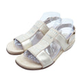 Gold Wedged Sandals