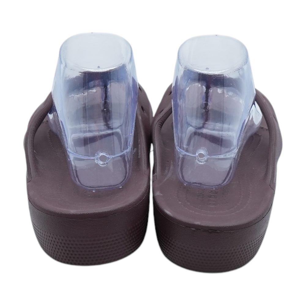 Burgundy Flip Flop Sandals
