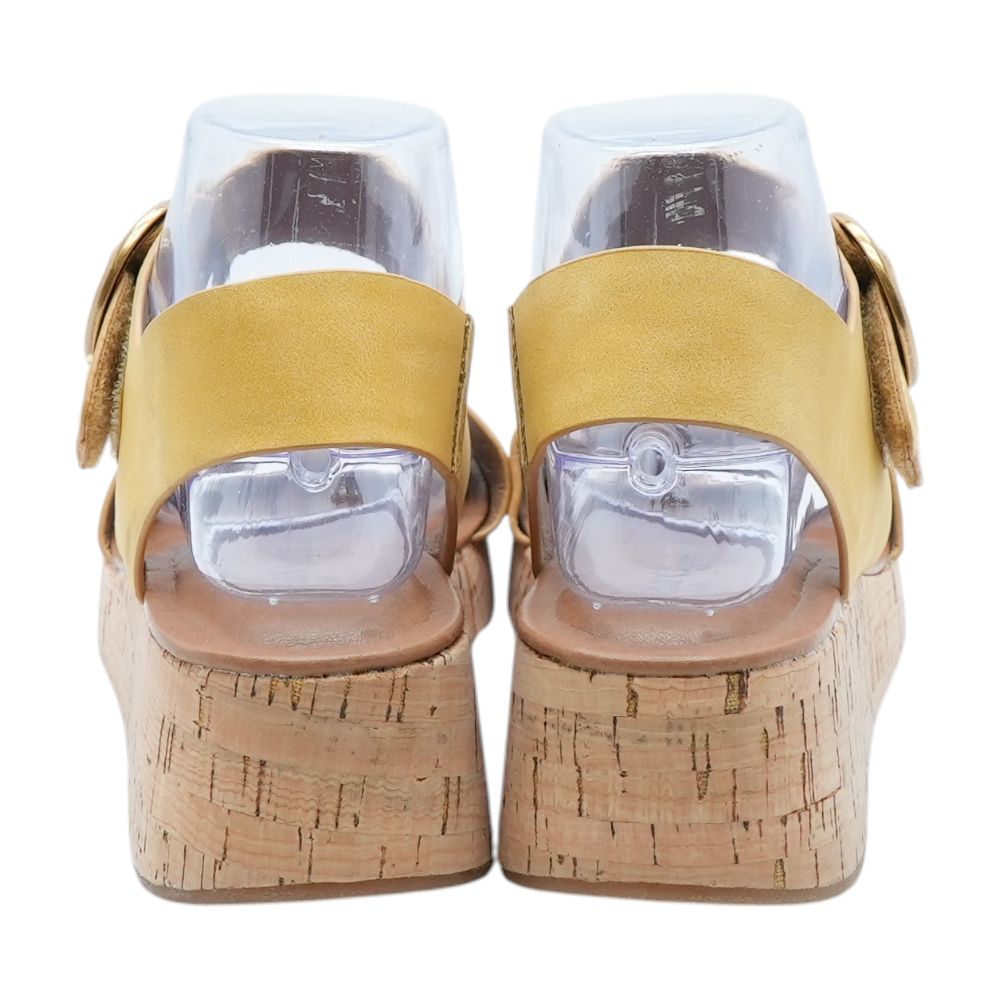 Yellow Platform Sandals