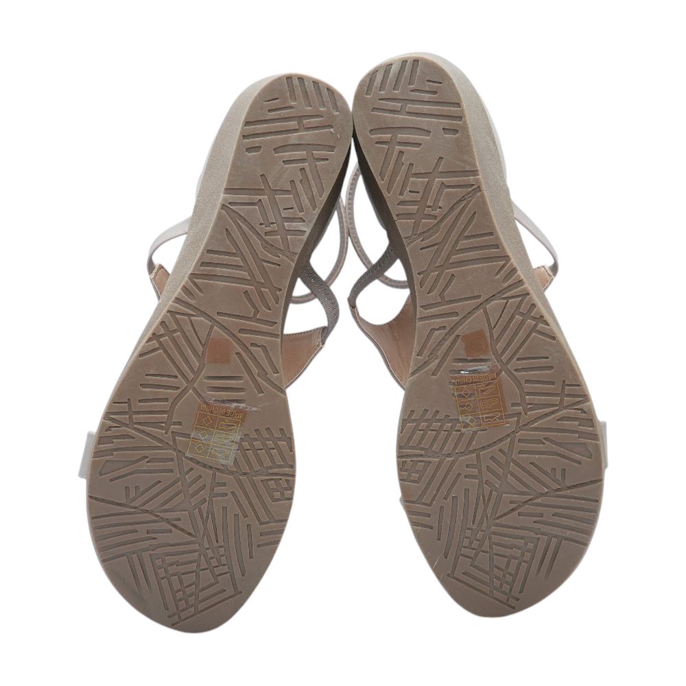 Brown Wedged Sandals
