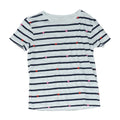 White Striped Crewneck T-Shirt