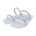 Silver Flat Sandals