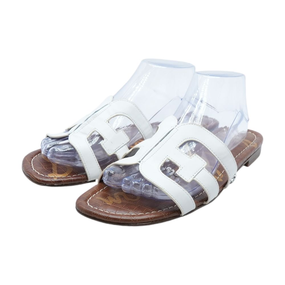 White Flat Sandals